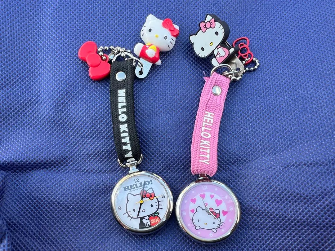 激レア❣️希少　ハローキティ　ストラップウォッチ　ナースウォッチ　時計　平成レトロ 激レア❣️希少 ハローキティ ストラップウォッチ ナース