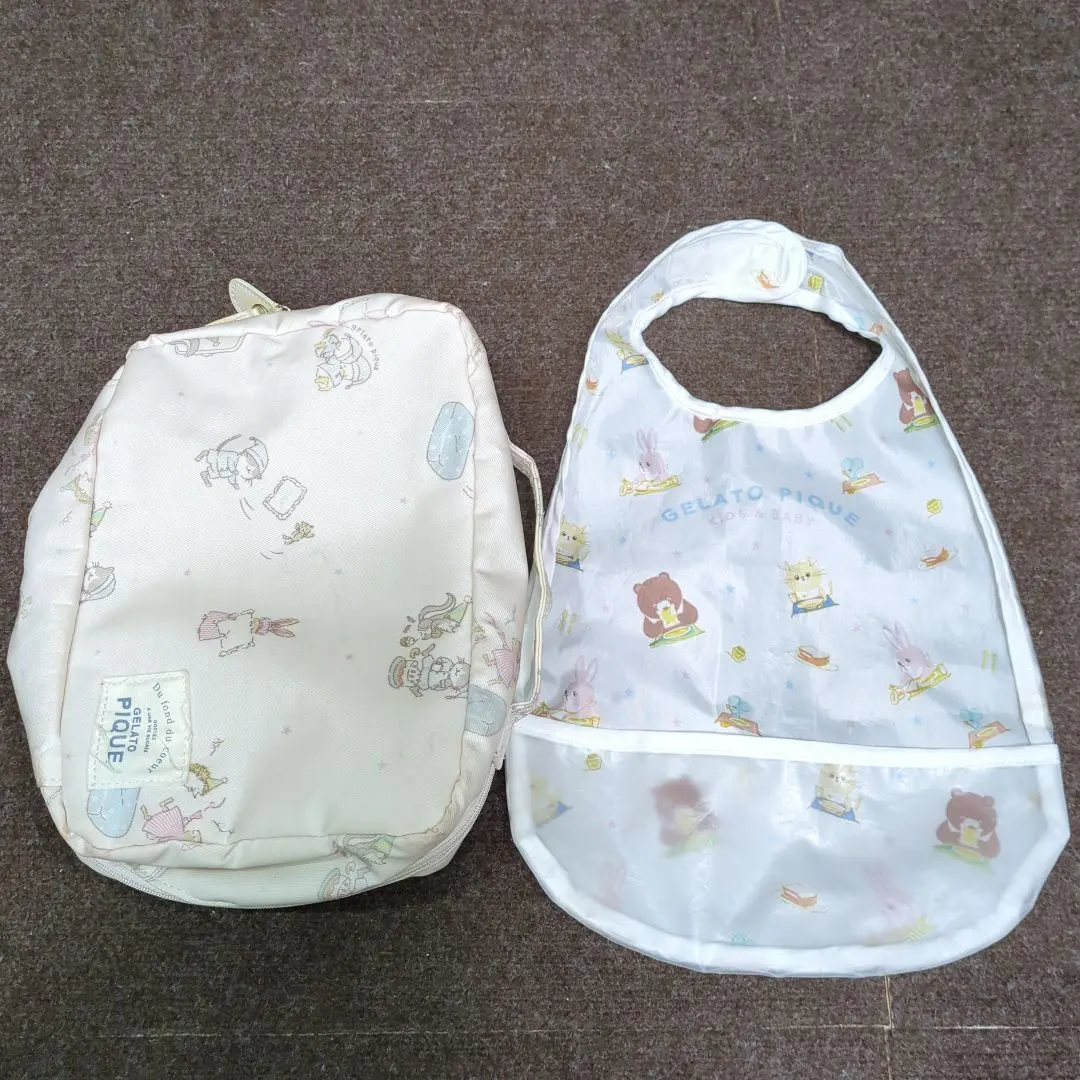 Thumbnail of Gelato Pique baby bib and diaper case