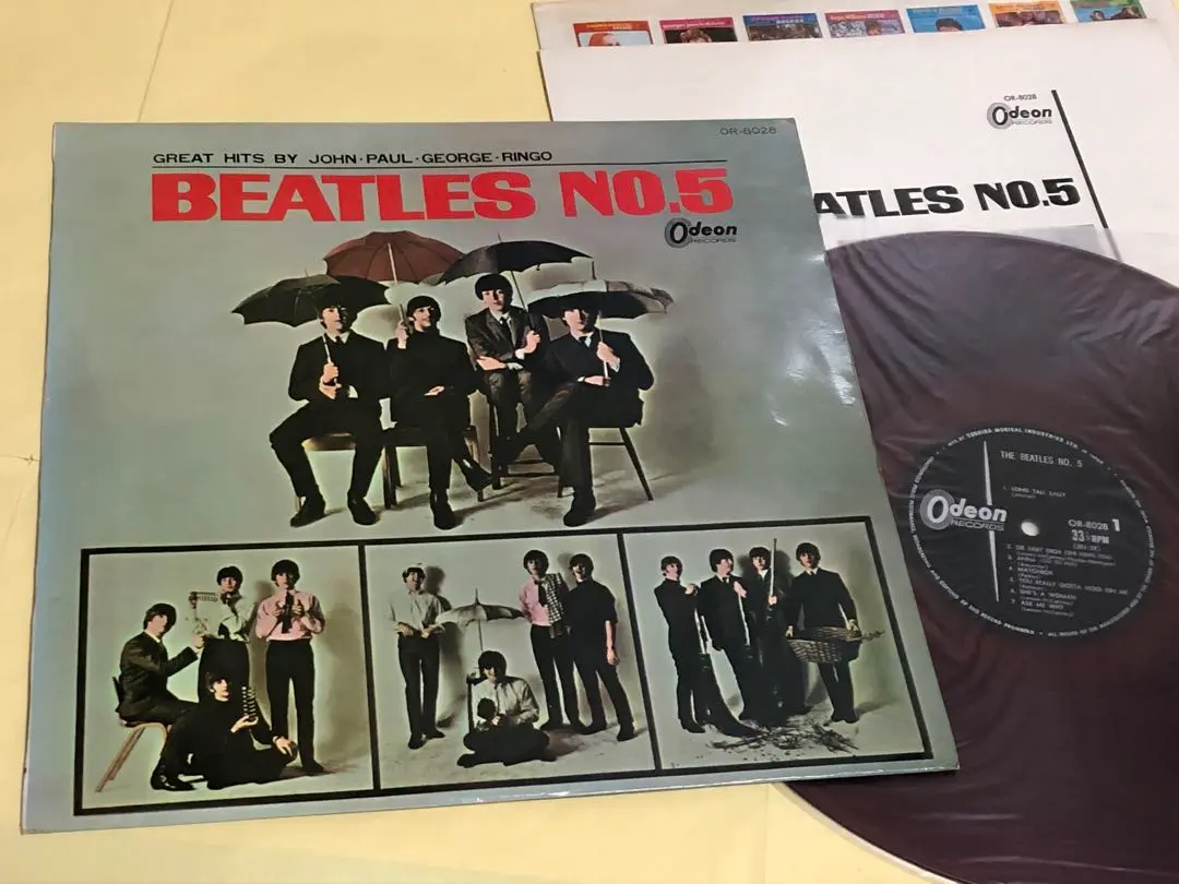 BEATLES NO.5 他2枚　LPレコード THE BEATLES / NO.5 | sixteen records (シックスティーンレコード)