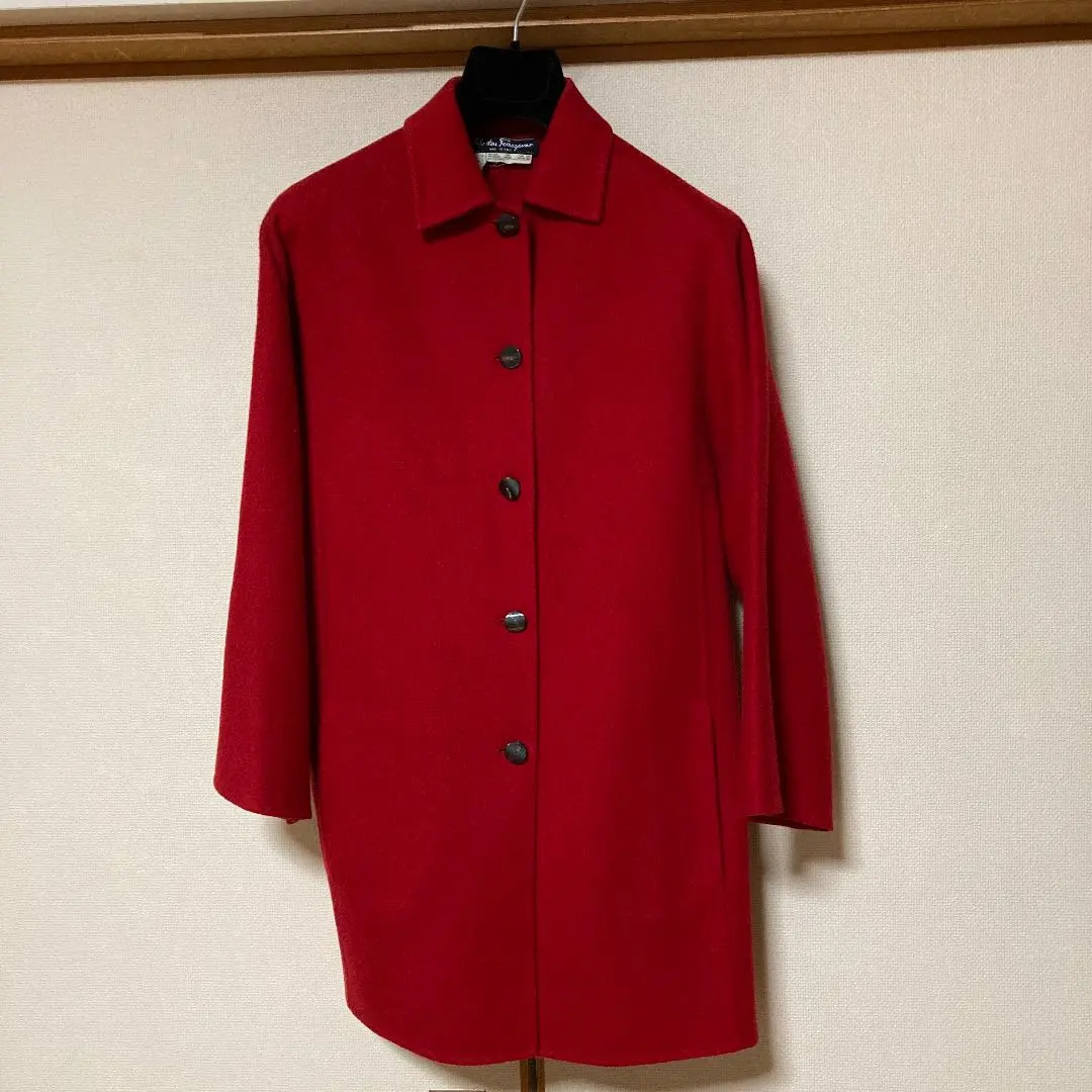 薩爾瓦多·菲拉格慕 單面縫製大衣 的縮圖