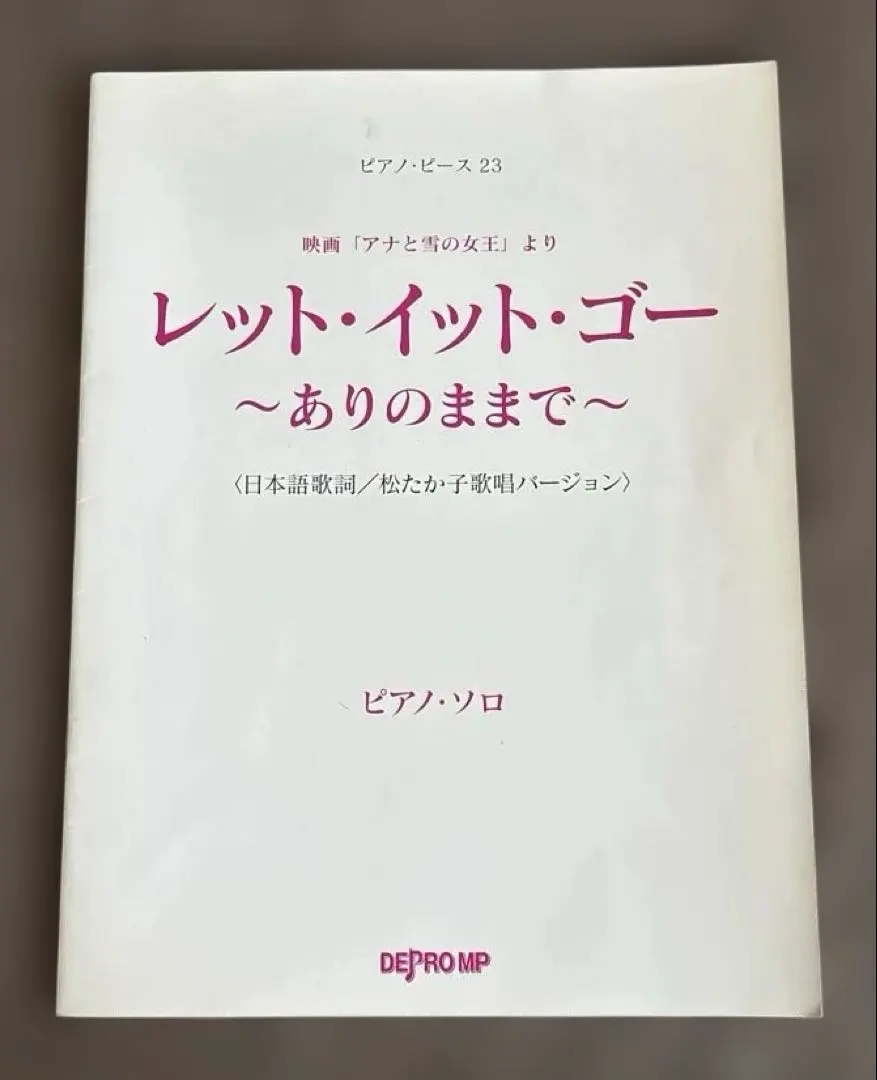 Thumbnail of Piano Sheet Music: Let It Go