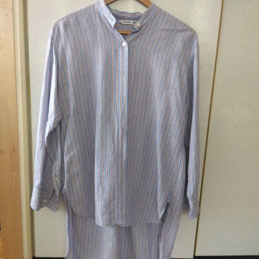 Thumbnail of Uniqlo JW ANDERSON Linen Blend Stand Collar Shirt