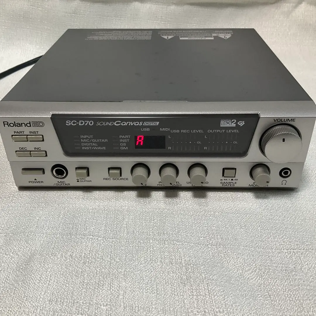 Roland SOUND Canvas SC-D70 MIDI音源モジュール中古 Roland SOUND Canvas SC-D70 MIDI音源モジュール中古 - メルカリ