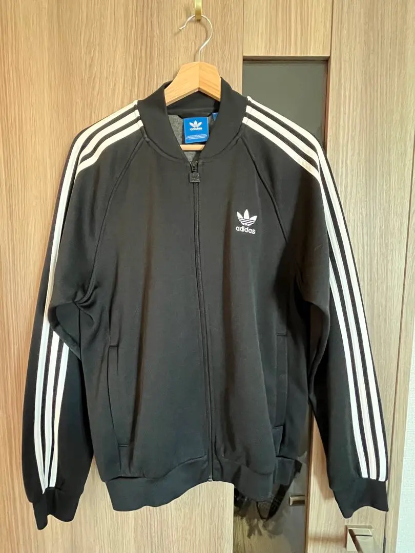 Thumbnail of Adidas black jersey jacket