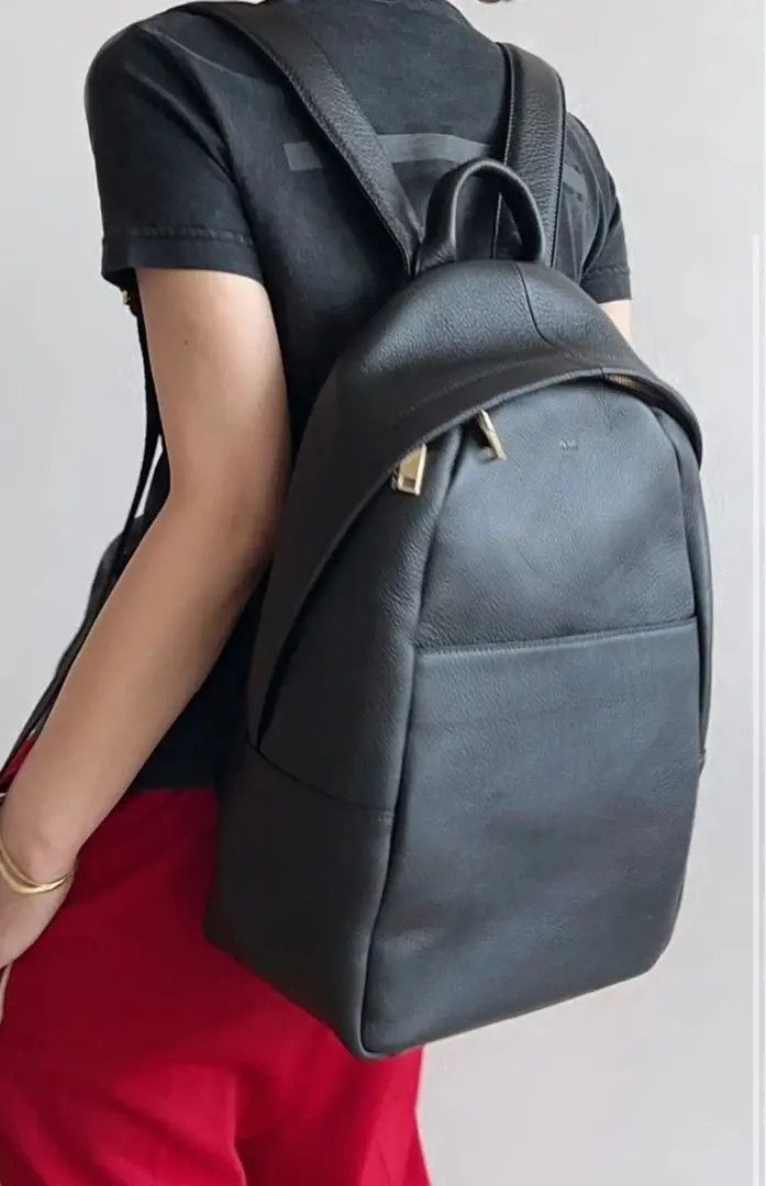 美品⭐Ch!iii BAG レザーバックパックリュック⭐ブラック⭐チー ch!iiibag/チーバッグ⭐︎leather backpack⭐︎ブラック - メルカリ