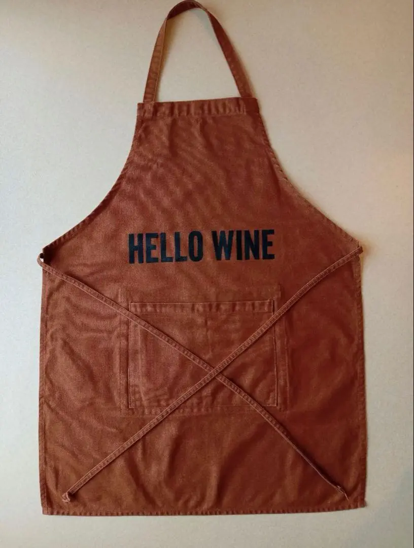DRESSSEN “HELLO WINE/RED OR WHITE？“ エプロン DRESSSEN DRVBRN2 REVERSIBLE APRON“HELLO BEER/