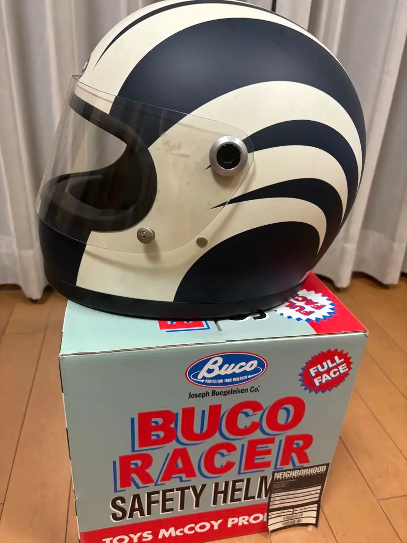 またまた値下げ！④^ ^BUCO RACER (新品　未使用) サイズM/L BUCO ajito RACER ブコ レーサー フルフェイス ヘルメット