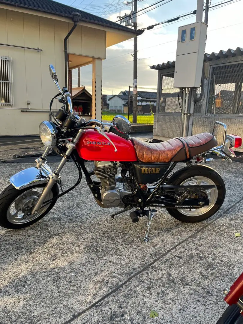 CB250T ホーク2タンデムバー ホーク2 メッキロングタンデムバー