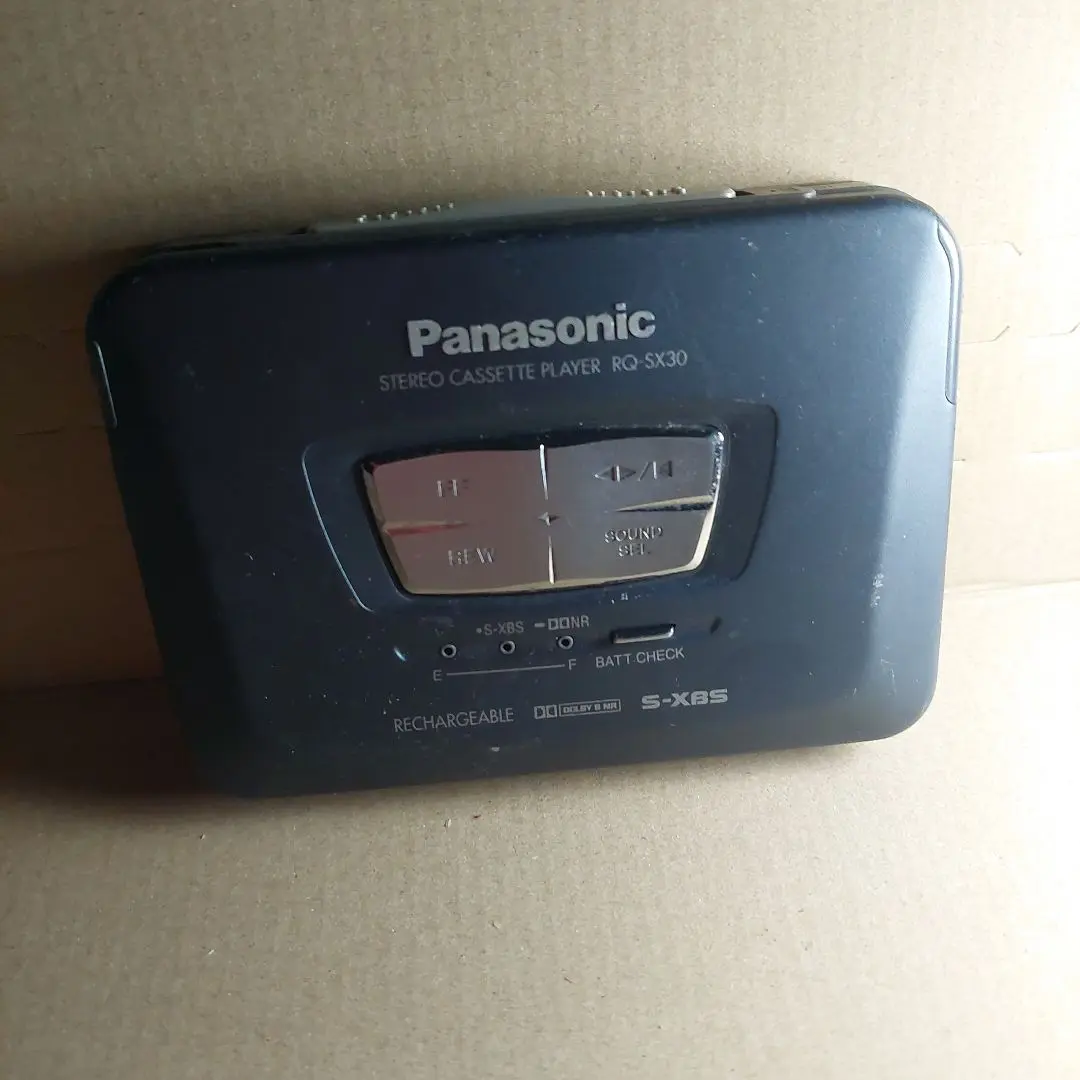 【極美DE可動品】Panasonic カセットプレーヤー RQ-SX30 フルセットDE可動品】Panasonic カセットプレーヤー RQ-SX35