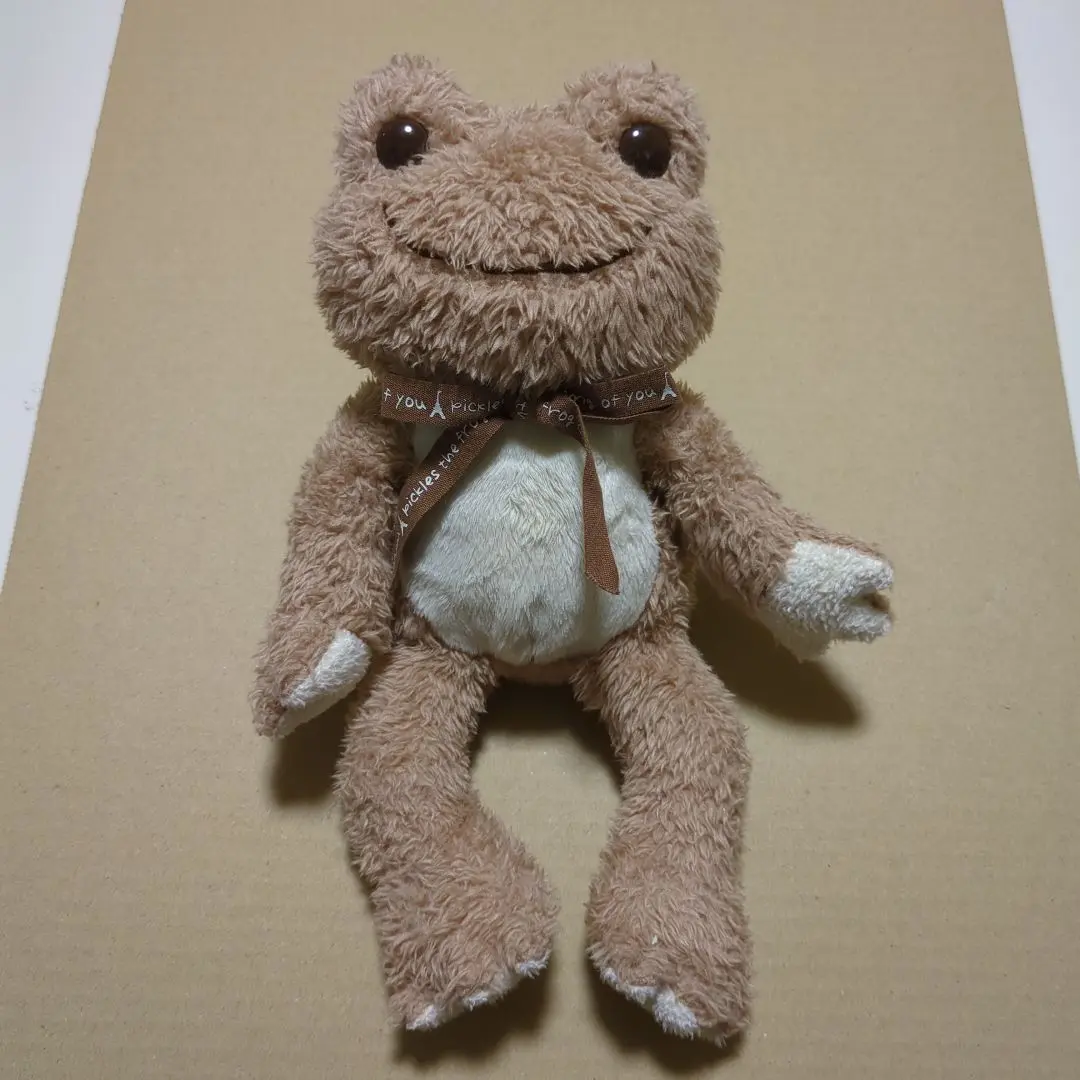 希少 シュシュピクルス ぬいぐるみ モカ アイボリー Ｍサイズセット Amazon.co.jp: シュシュピクルス かえるのピクルス ぬいぐるみ