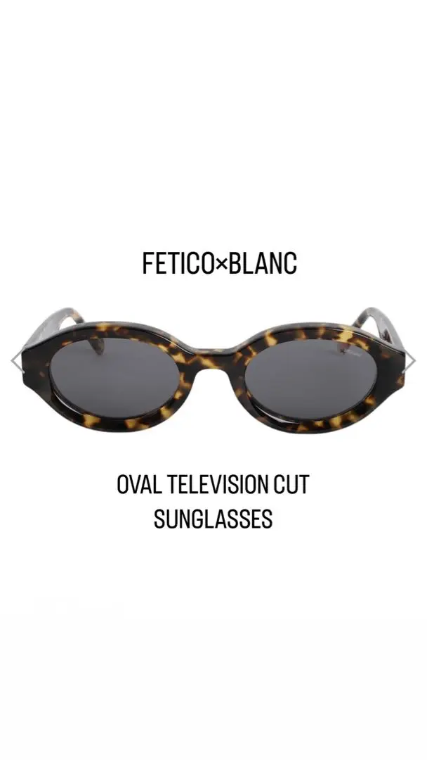 FETICO x BLANC.. / フェティコ x ブラン】OVAL-FRAME