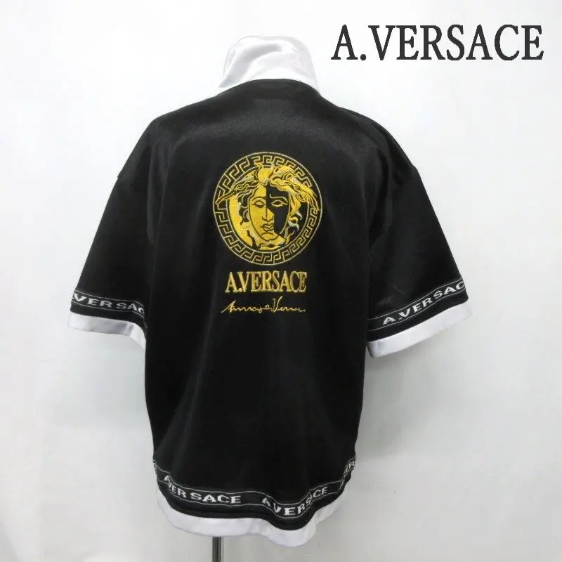 A.VERSACE ジャケット ジャージ スカジャン スポーティ A3782 A.VERSACE ヴェルサーチ ジャージセットアップ 90s ヴィンテージ