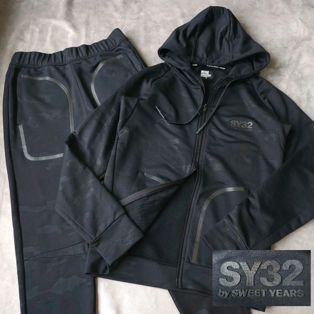 ○★新品 未使用 SY32 ワイドシルエット トラックジャケット セットアップ 2025年最新】エスワイサーティトゥバイスィートイヤーズ メンズ
