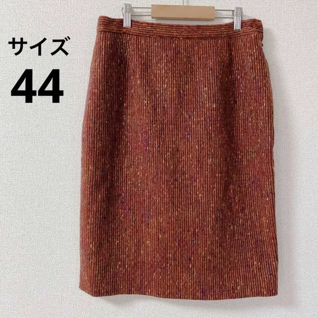 Hermille イタリア製 ウール プリーツスカート I44 未使用