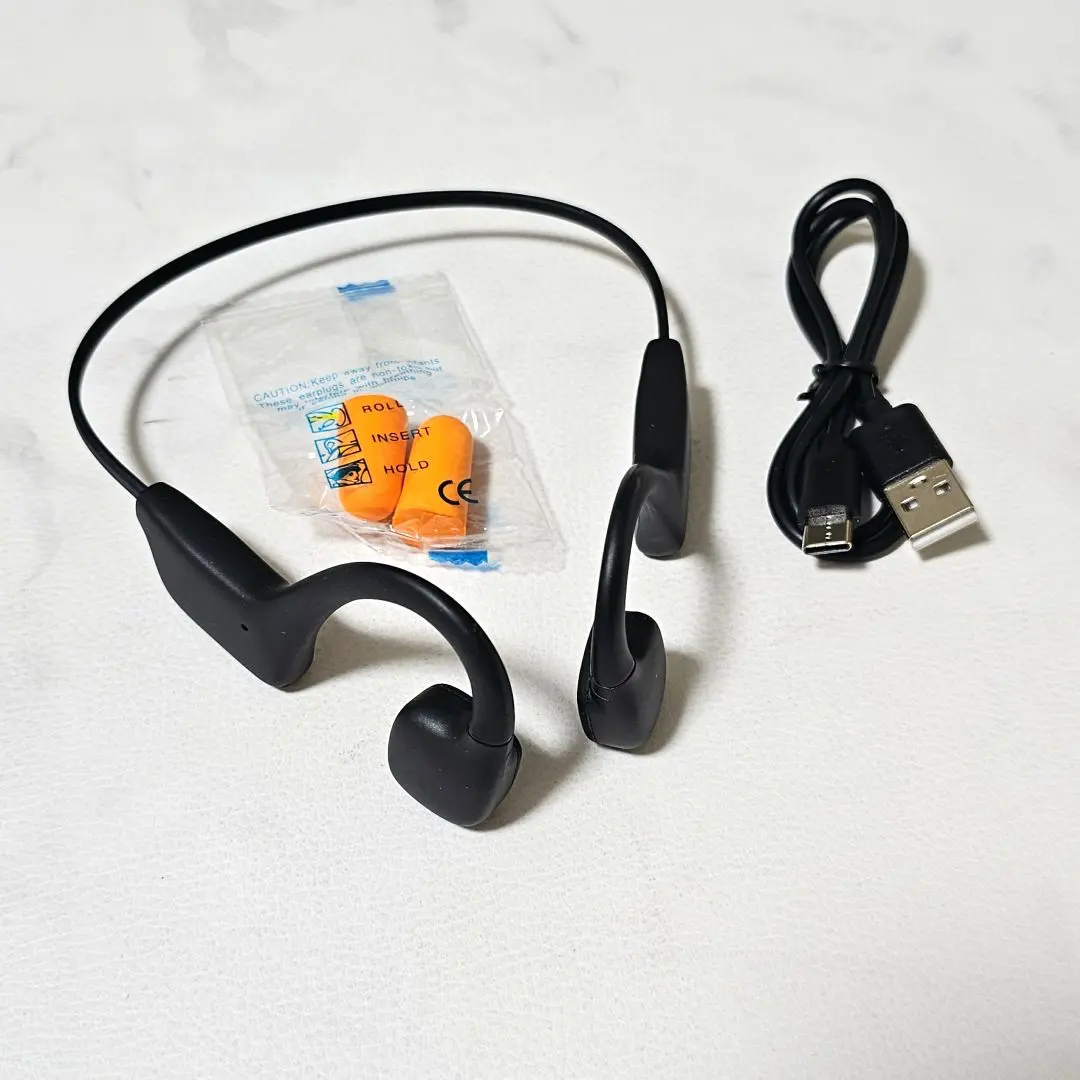 Thumbnail of Bone conduction headphones bluetooth with microphone, bone conduction earphones