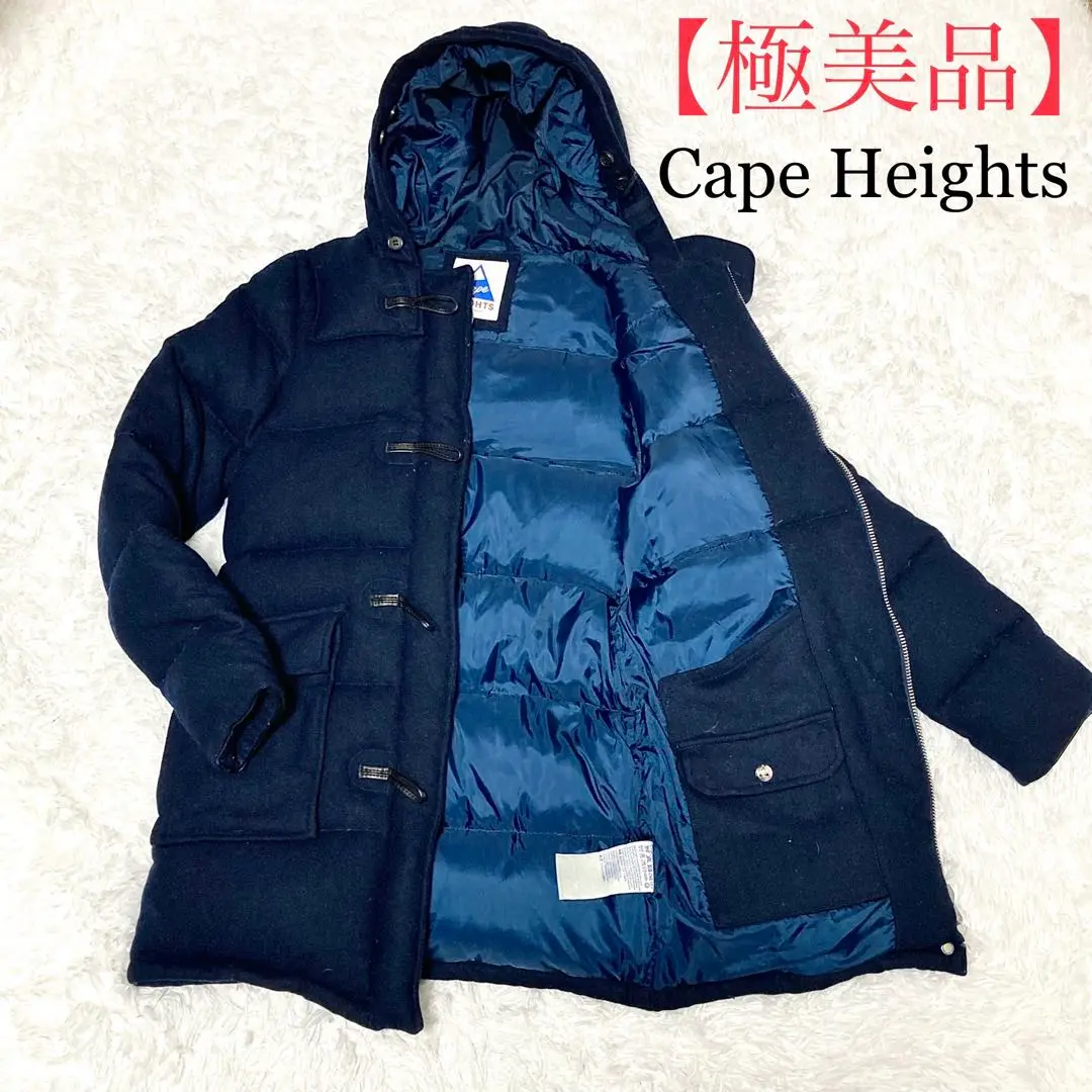【美品】Cape Heights ネイビー ダウンジャケット Cape HEIGHTS - 限定品 ケープハイツ ネイビー ダウンジャケット