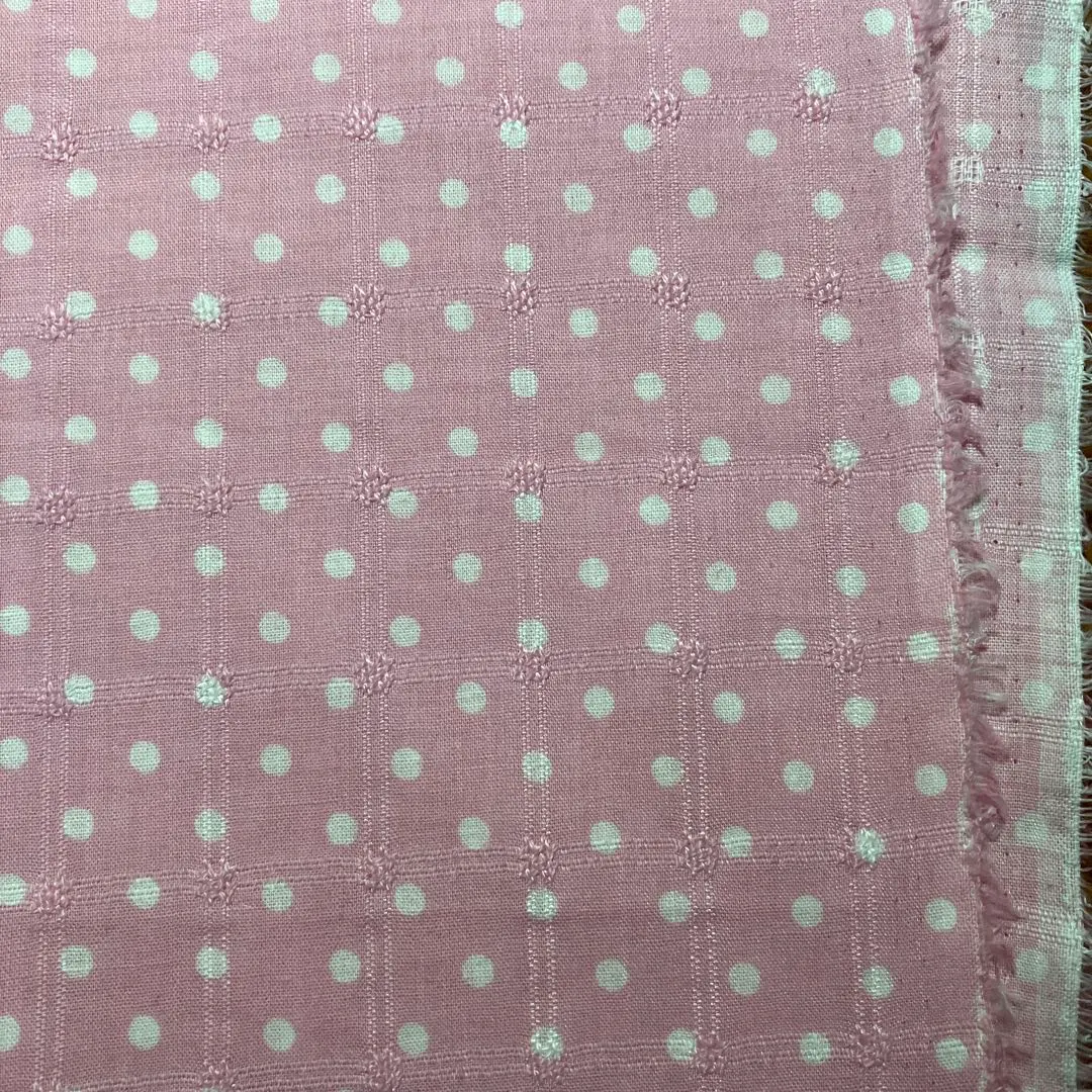 Thumbnail of Pink polka dot fabric