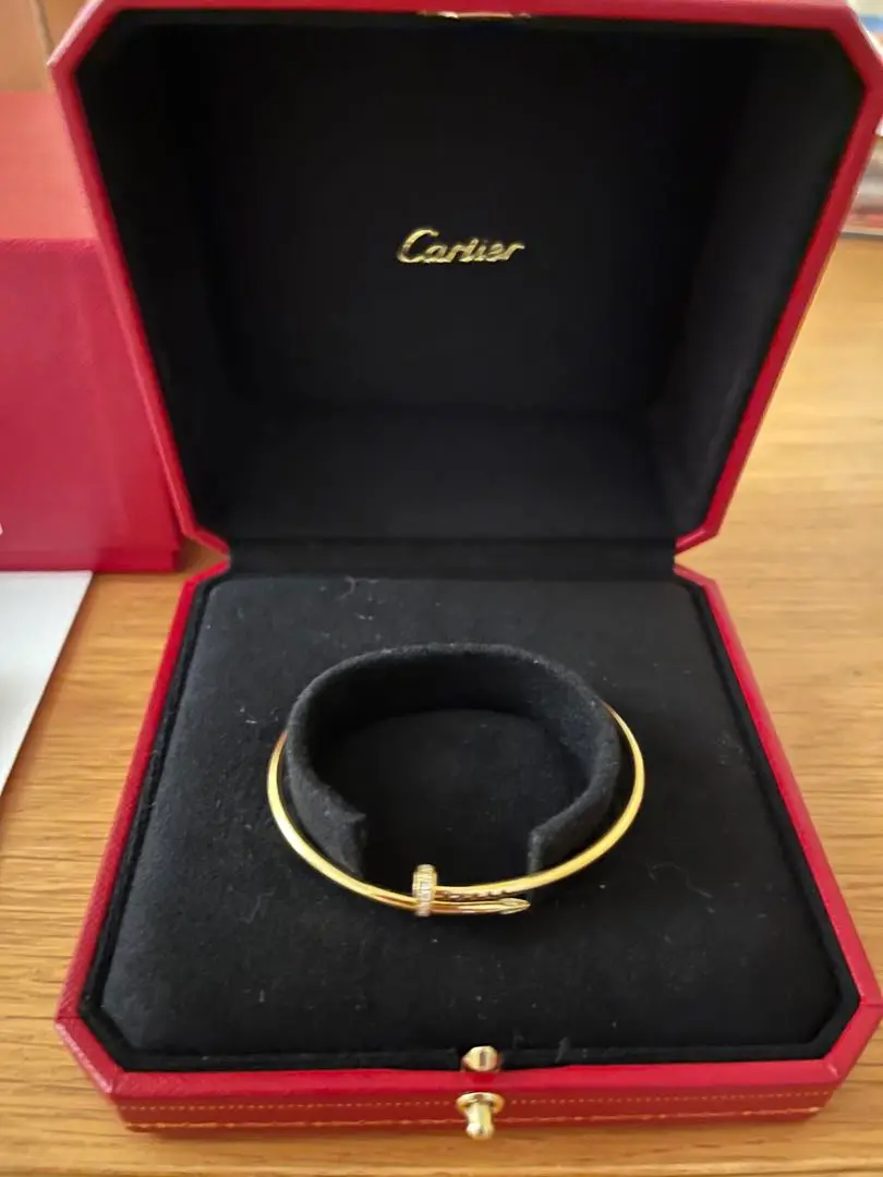 ◆のりべえ◆Cartier ジュストアンクルブレスレット YG サイズ17 カルティエ Cartier ジュストアンクル スモール SM #18