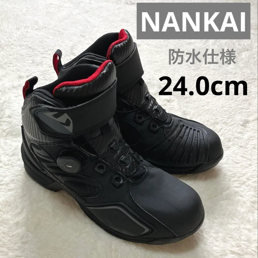 美品 NANKAI ライディングメッシュシューズ 黒 28 ライディングシューズ NANKAI (在庫限り！限定特価品) シューズ NS-35 STREAM
