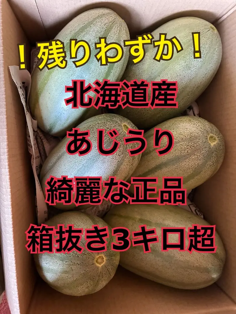 ！本日限定品！　北海道産あじうり　B品　箱抜き8キロ超 2025年最新】あじうりの人気アイテム - メルカリ