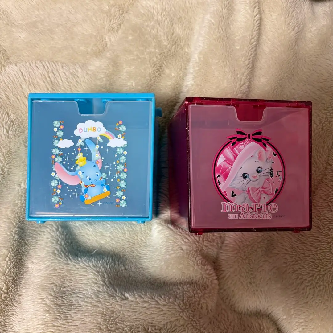 【2個セット】マリー　小物入れ　ボックス　和風　MARIE　ディズニー　レア Disney - Disney ディズニー レア おしゃれキャット マリー