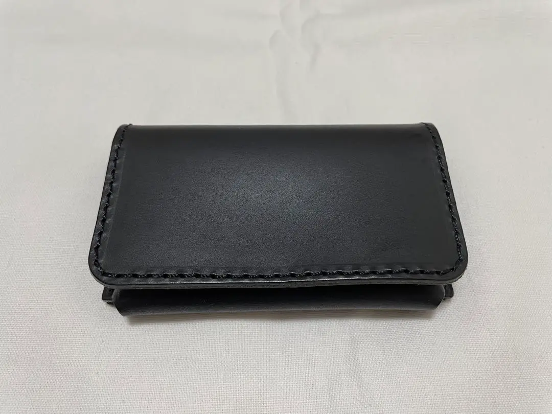 ✨新品未使用品✨HERZ ヘルツ　名刺入れ ブラック　レザー　スナップボタン式 2025年最新】HERZ メンズ 名刺入れの人気アイテム - メルカリ