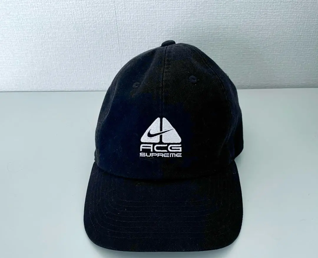 nike acg supreme Denim 6-Panel Blackキャップ 送料・関税込み】Supreme × Nike ACG Denim 6-Panel (Supreme