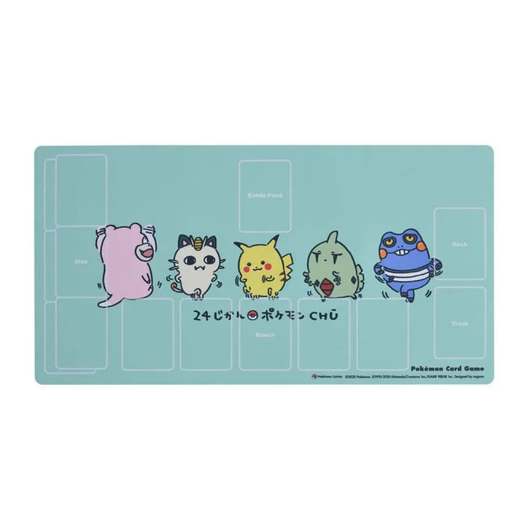 た*き様 プレイマット　24じかんポケモンCHU 　ナガノ　ポケモンカード ポケカ】ナガノ 24じかんポケモンCHU【プレイマット】
