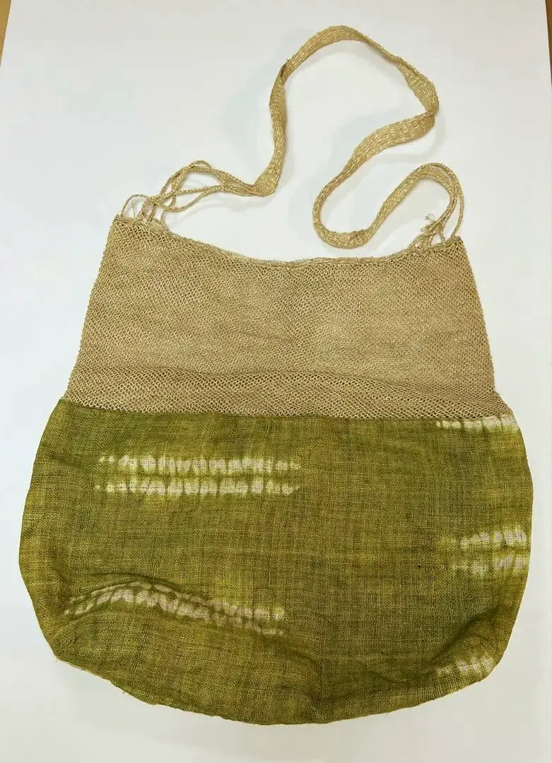 Tink　ラオス産バッグ　葛素材バッグ　中 ラオス 葛の手編みバッグ｜Handwoven Kudzu Fiber Bag - Laos