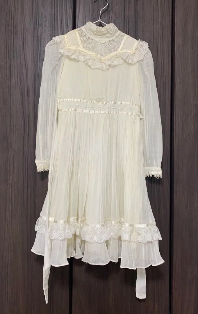 70s GUNNE SAX キッズ 花柄 レース ロング ワンピース ドレス 70s GUNNE SAX キッズ 花柄 レース ロング ワンピース ドレス