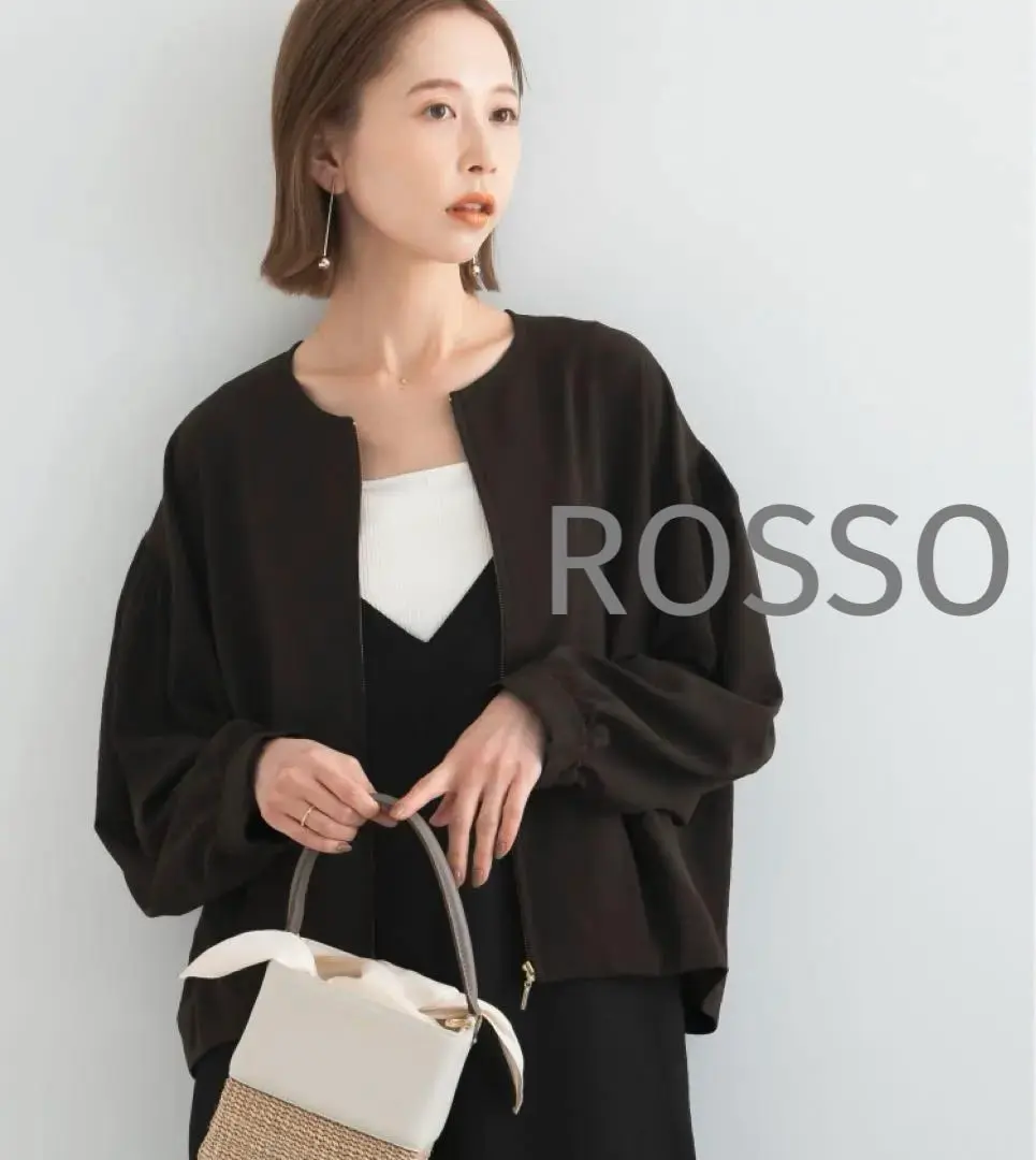タックボリュームブルゾン / ROSSO【未使用新品】 2025年最新】タックボリュームブルゾン rossoの人気アイテム