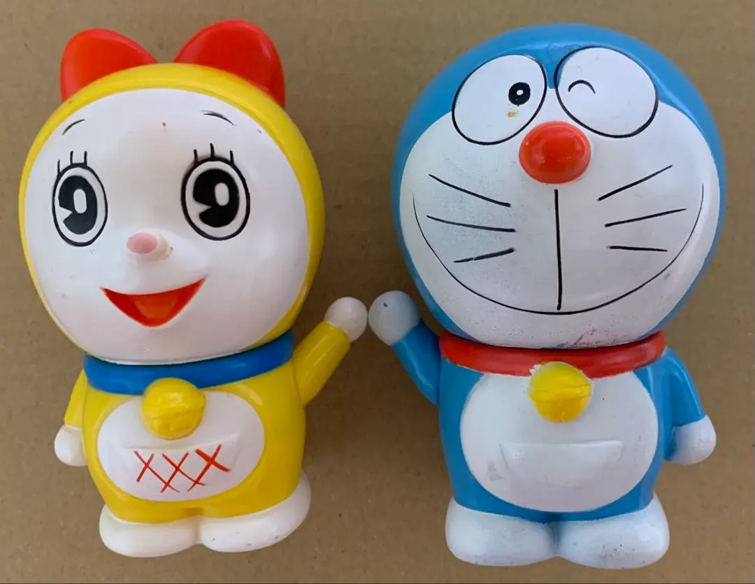 Thumbnail of Not for Sale Doraemon and Dorami-chan Piggy Bank (Sumitomo Bank)