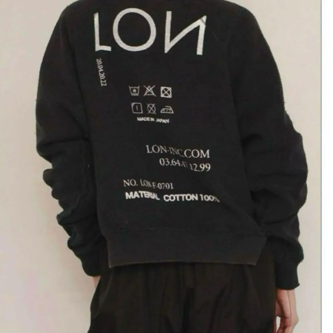 LON TWO SIDE SWEATSHIRT #03 ライトベージュ TWO SIDE SWEATSHIRT #03 – LON
