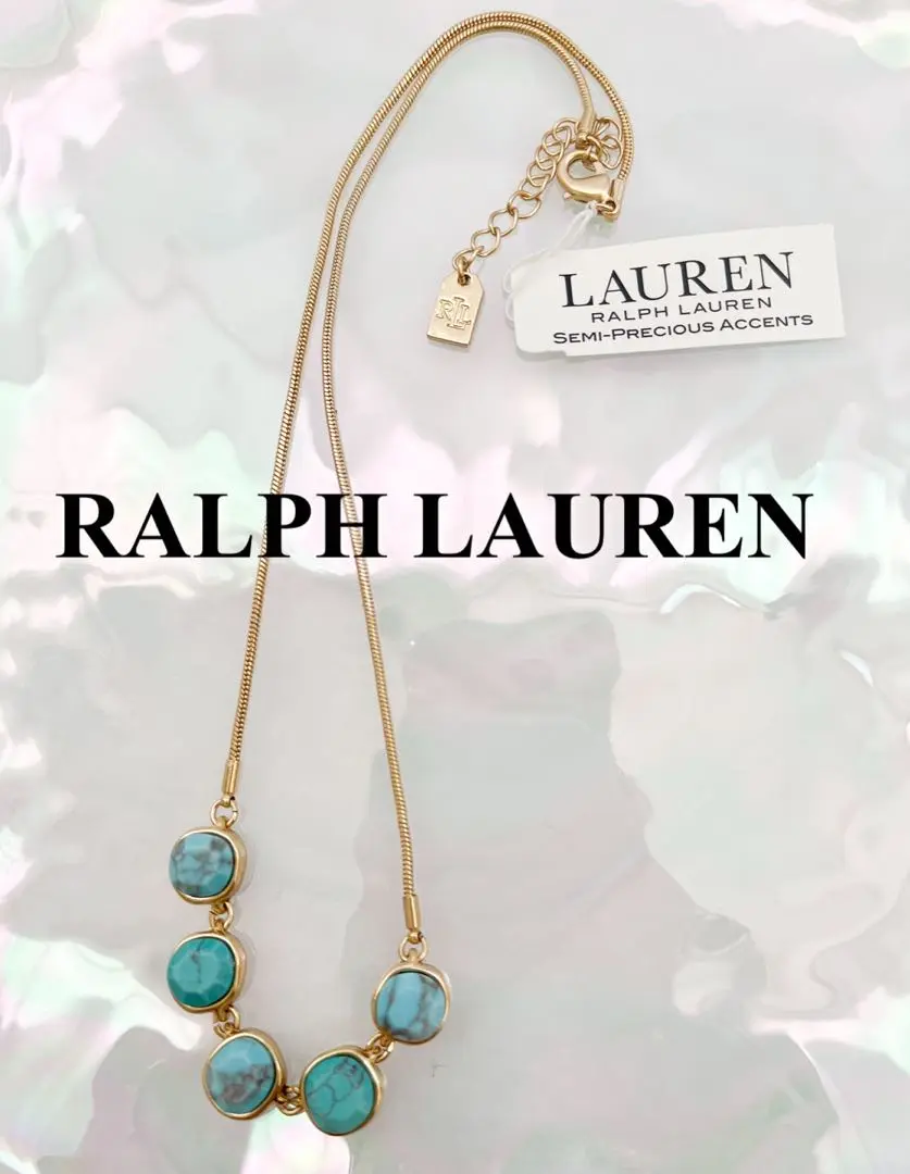 POLO RALPH LAUREN ラルフローレン ネックレス ターコイズ
