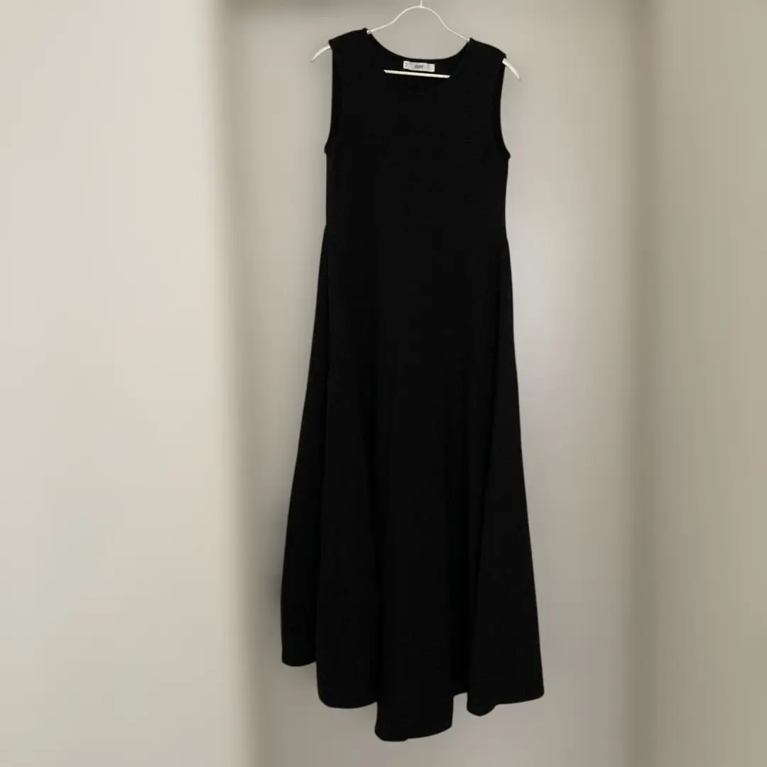 Thumbnail of Black sleeveless long dress