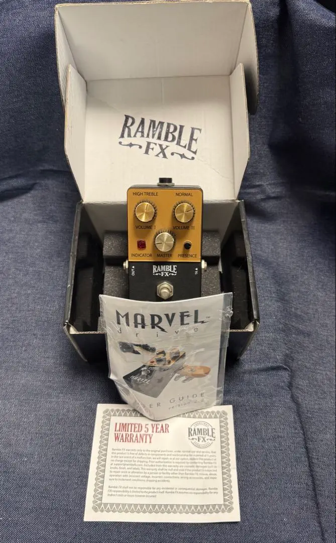 Ramble FX Marvel Drive V3 コピーモデル マーシャル中古 - メルカリ