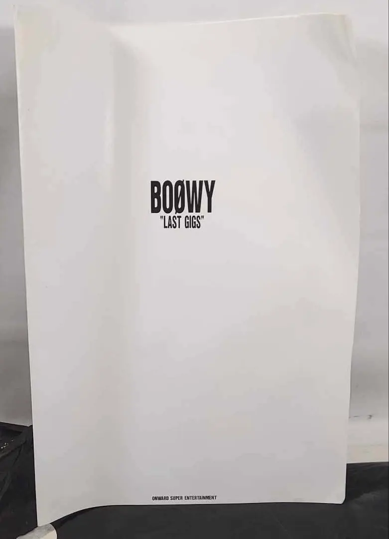 BOOWY　パンフレット Amazon.co.jp: BOOWY ポスターパンフレット GIGS CASE OF BOOWY
