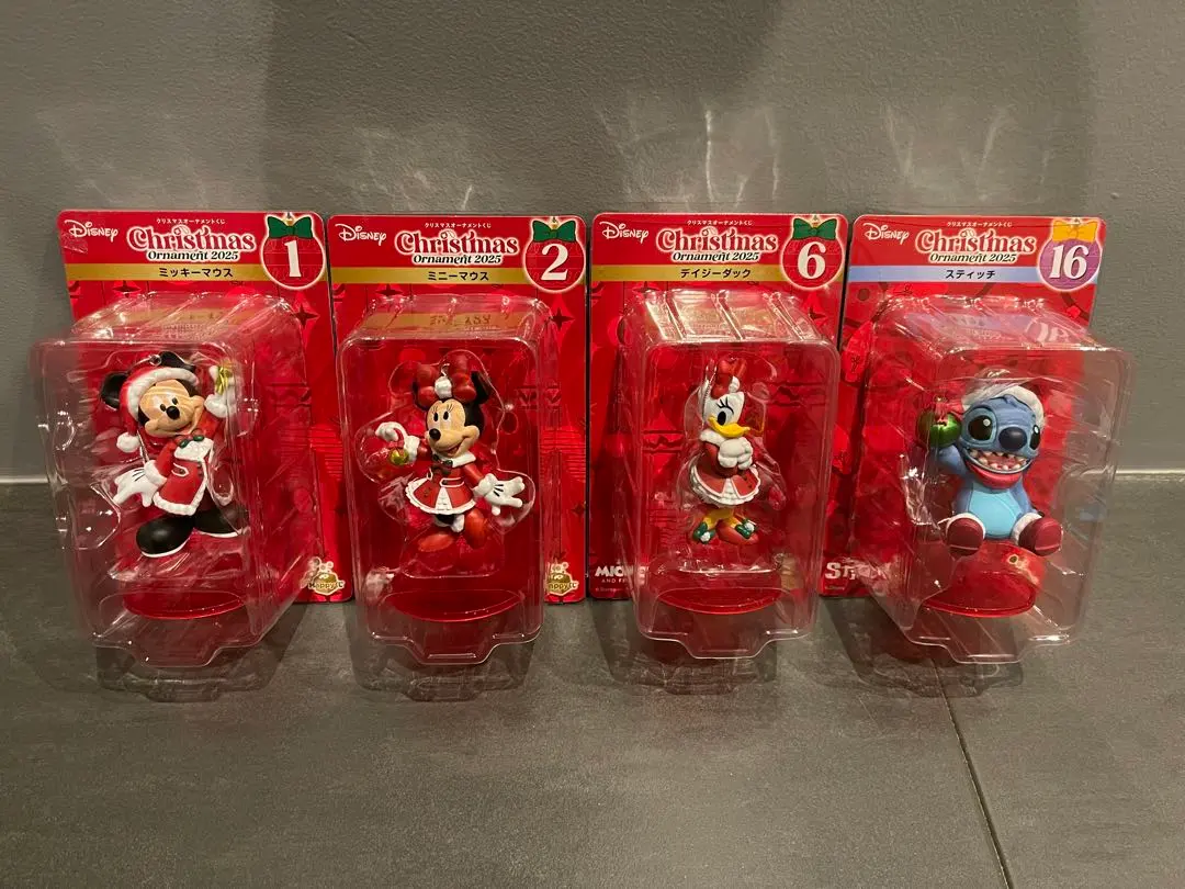 Thumbnail of Disney Christmas Ornament Lottery - Mickey, Minnie, Daisy, and Stitch Set