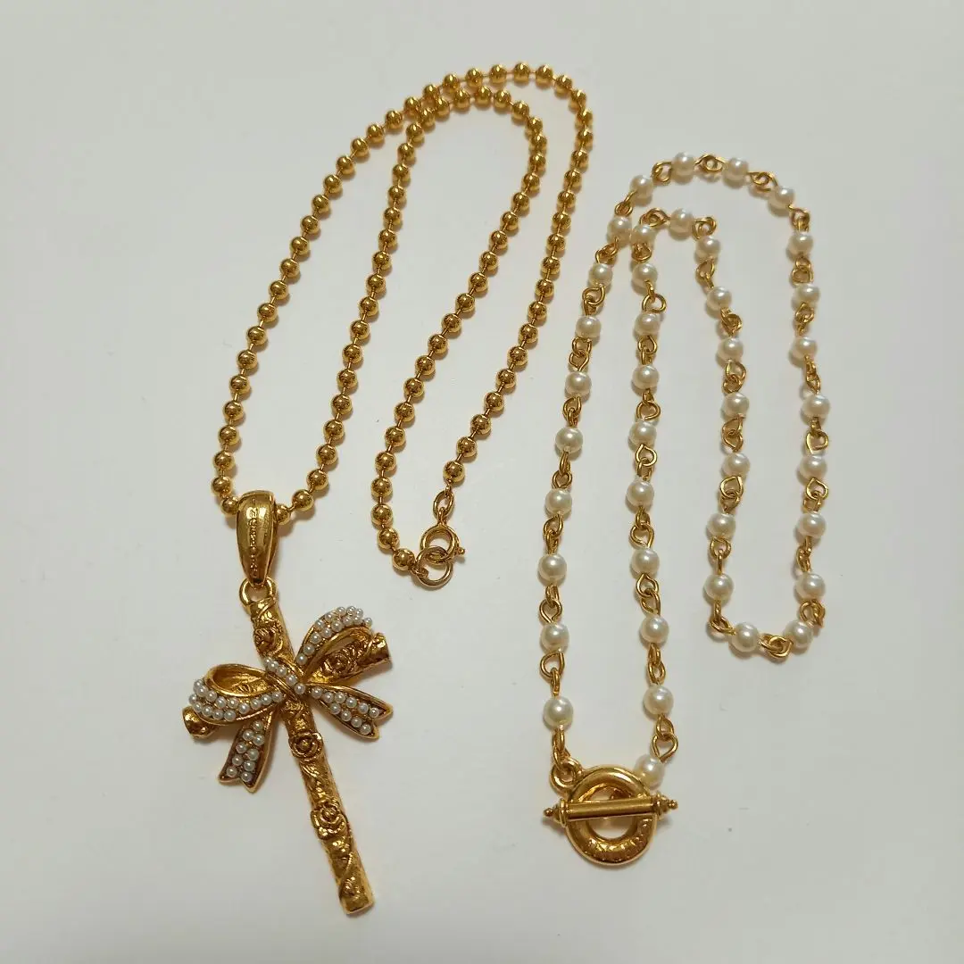 お値下げ♡ヴィンテージ　インゲボルグ　ネックレス　アクセサリー　パールネックレス m96162444153_1.jpg?1728162893
