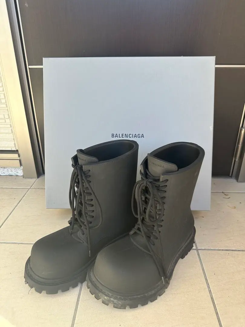新品 balenciaga steroid boots 42 付属品完備 Balenciaga Steroid Boot in Black | Men's Designer Boots