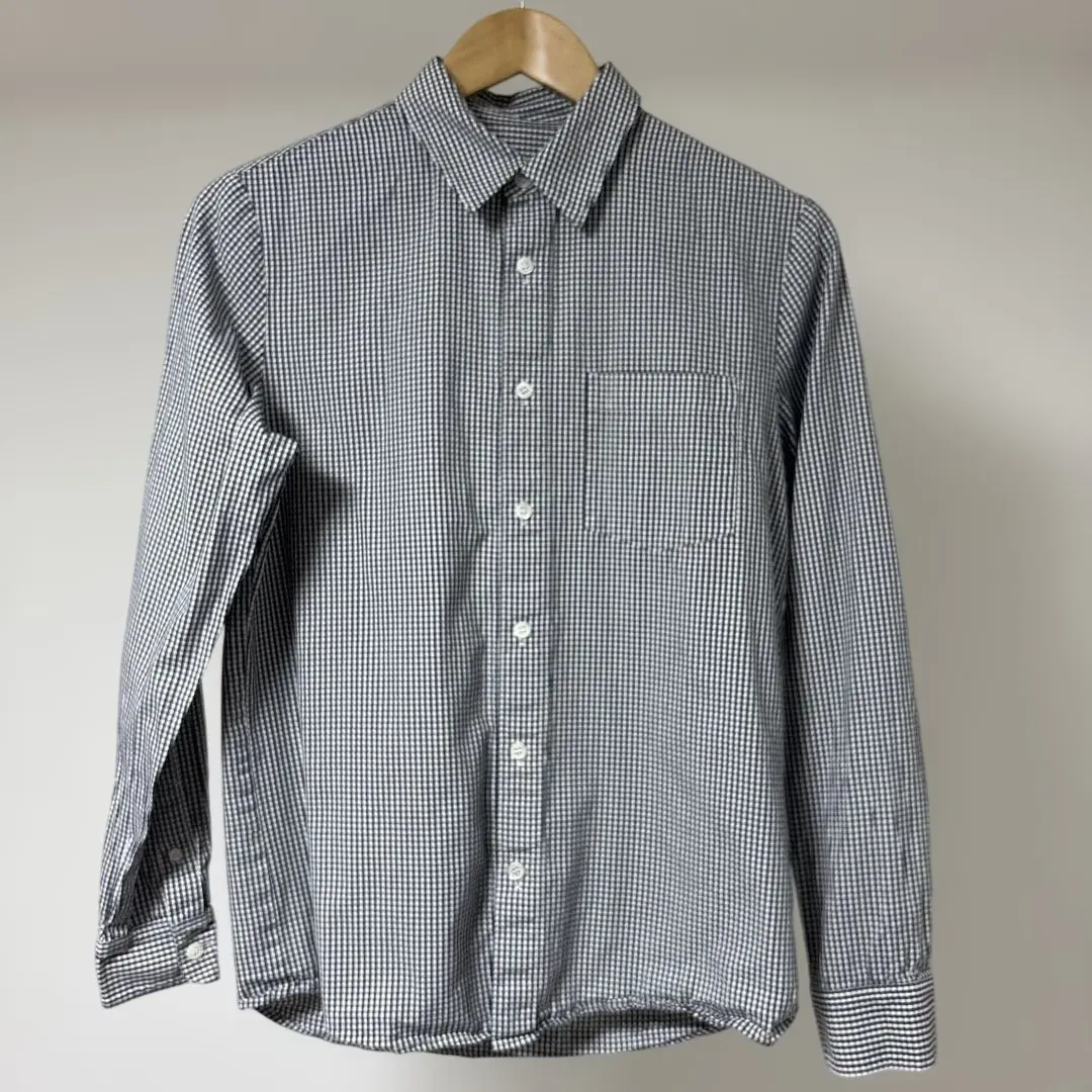 早い者勝ち A.P.C.アーペーセー 半袖シャツ ギンガムチェック ブルー S A.P.C.アーペーセー 半袖シャツ ギンガムチェック ブルー Sサイズ