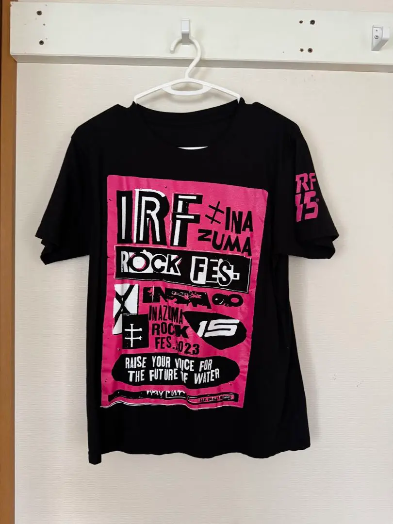 Aぇ! group 正門良規着用　イナズマロックフェス2023 Tシャツ 60%OFF】イナズマロック フェス 2023×realコラボTシャツBタイプ