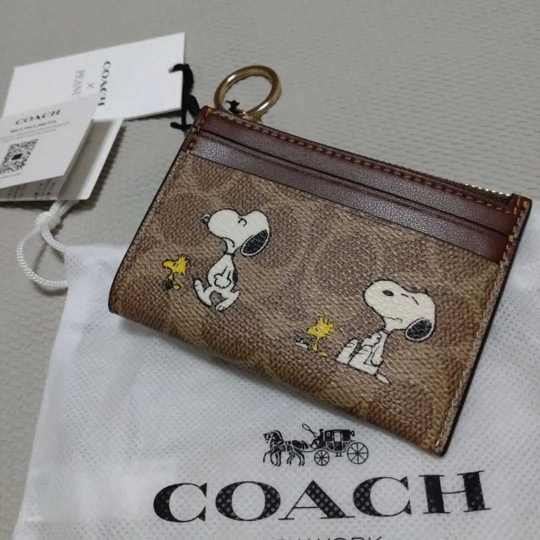 未使用に近いCOACH　スヌーピーウォレット　パスケース 2025年最新】スヌーピーパスケースコーチの人気アイテム - メルカリ