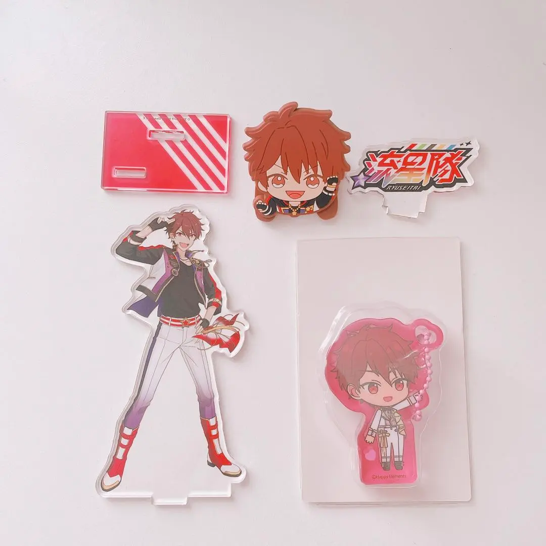 守澤千秋 疊疊樂橡膠吊飾 舊流星隊 頭身立牌 8周年 mini 偶像吊飾 的縮圖