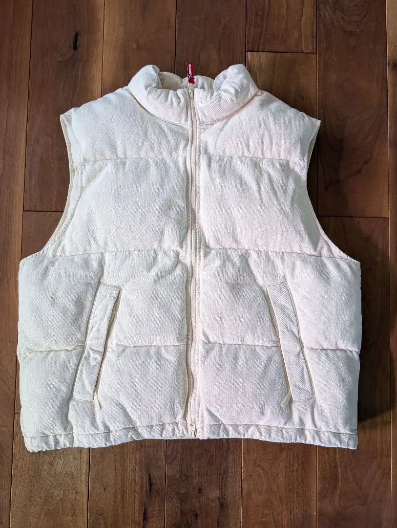 Supreme Nike Denim Puffer Vest Indigo | eBay