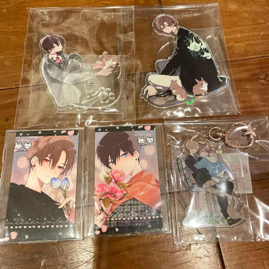 哈利路亞寶貝 卡片 亞克力鑰匙扣 冬夏 都 的縮圖