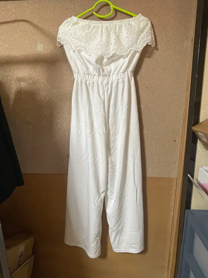 Thumbnail of Julia Boutique Off-the-shoulder Jumpsuit White