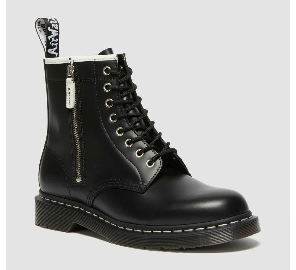 ドクターマーチン 1460 ZIPPED HDW 8 ホール ブーツ USED 中古・古着通販】Dr.Martens (ドクターマーチン) 1460 ZIPPED