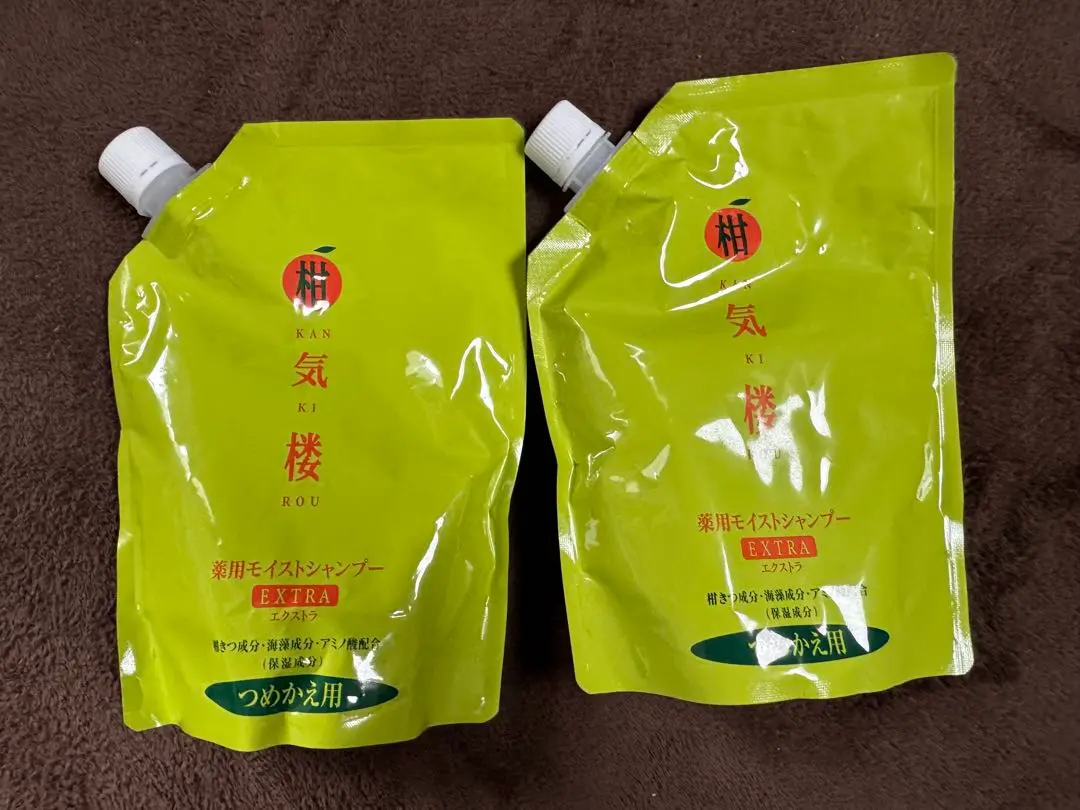 未使用　柑気楼 薬用モイストシャンプー エクストラ つめかえ用 3個 柑気楼 / 薬用モイストシャンプーエクストラの商品情報｜美容