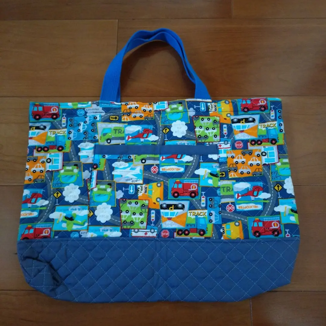 Thumbnail of Colorful Vehicle Design Tote Bag - Handbag